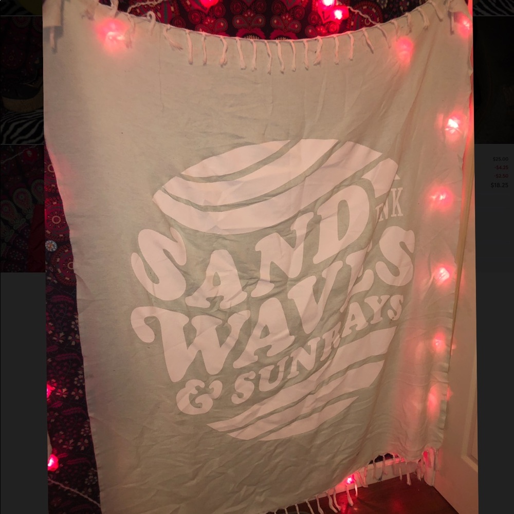 PINK beach towel